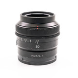 Used Sony FE 50mm f/2.5 G Lens (EX-)