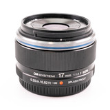 Used OM System M.Zuiko Digital 17mm f/1.8 II Lens (EX+)