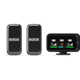 RODE Wireless Micro 2-Person Ultracompact Wireless Microphone Pro System for Cameras and Mobile Devices (2.4 GHz)