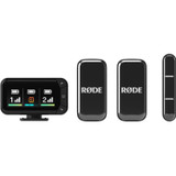 RODE Wireless Micro 2-Person Ultracompact Wireless Microphone Pro System for Cameras and Mobile Devices (2.4 GHz)
