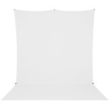Westcott X-Drop Pro Wrinkle-Resistant Backdrop Sweep Kit (High-Key White, 8 x 13')
