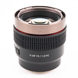 Used Samyang V-AF 75mm T1.9 FE Lens (EX+)