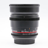Used Rokinon 16mm T2.2 Cine ED AS UMC CS Lens for Canon EF (EX)