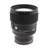 Used Sigma 85mm f/1.4 DG DN Art Lens for Sony E (EX+)
