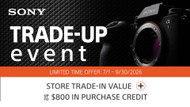 Sony Trade In Trade Up Event - Thru 9/20