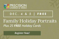 Free Family Portraits and Holiday Cards! December 4-5