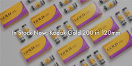 In Stock at Precision Camera: Kodak Gold 200 120mm