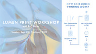 Join Rob Perez for Lumen Print Workshop!