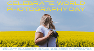 Save 20% on All Classes in Celebration of World Photography Day + Fall Class Spotlight