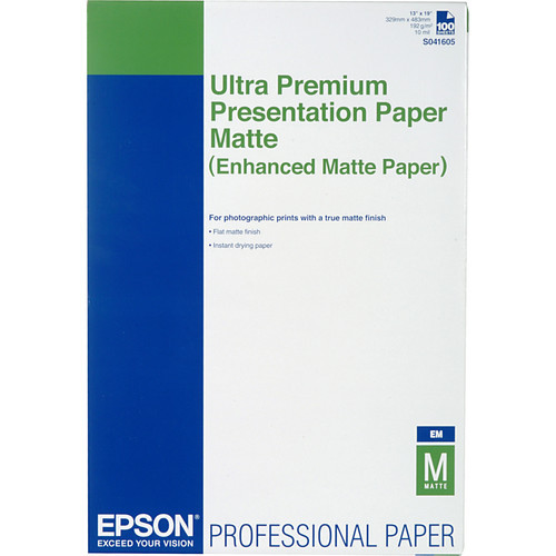 Epson Presentation Paper Matte (11 x 17, 100 Sheets) S041070