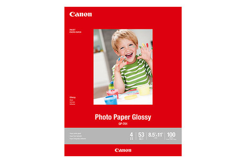 Canon GP-701 Glossy Photo Paper, Size 4x6in/100 Sheets