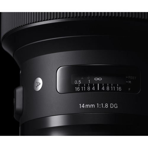 Sigma 14mm f/1.8 DG HSM Art Lens - Canon EF Mount
