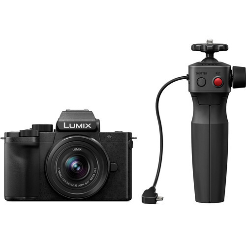 Panasonic Lumix DC-G100 Mirrorless Camera with 12-32mm Lens and Tripod Grip Kit