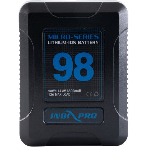 IndiPRO Tools Micro Series 2x 14.8v 98Wh V-Mount Lithium Batteries