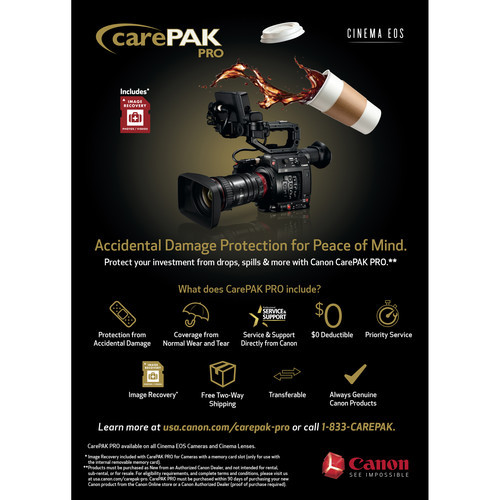 Canon CarePAK Pro for Cinema Lenses