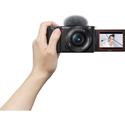 Sony ZV-E10 Mirrorless Camera with 16-50mm Lens - Black