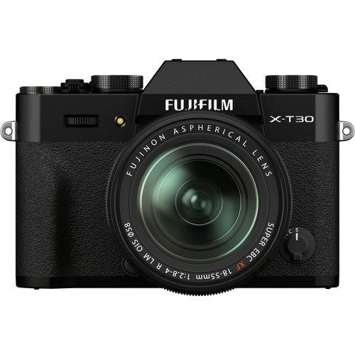 FUJIFILM X-T30 II Mirrorless Camera with 18-55mm Lens - Black