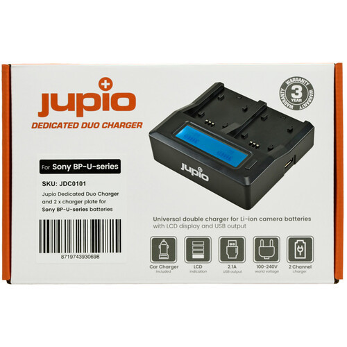 Jupio Dual Charger for Sony BP-U Series