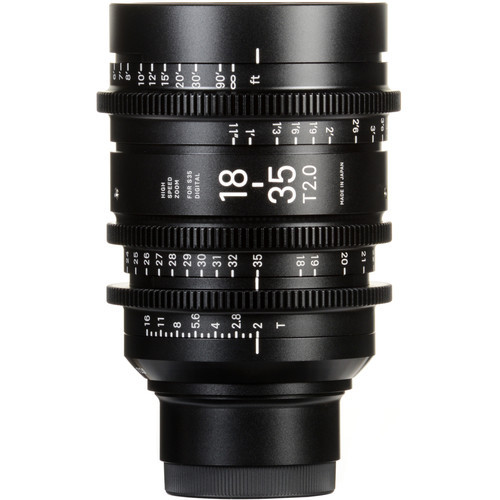 Sigma 18-35mm T2 High-Speed Zoom Cine Lens (Canon EF)