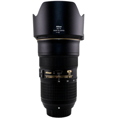 Used Nikon AF-S NIKKOR 24-70mm f/2.8E ED VR Lens (EX+) (625455969)