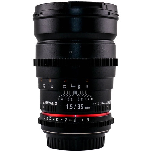 Used Samyang 35mm T1.5 Cine Lens for Canon EF (EX) (625502303)