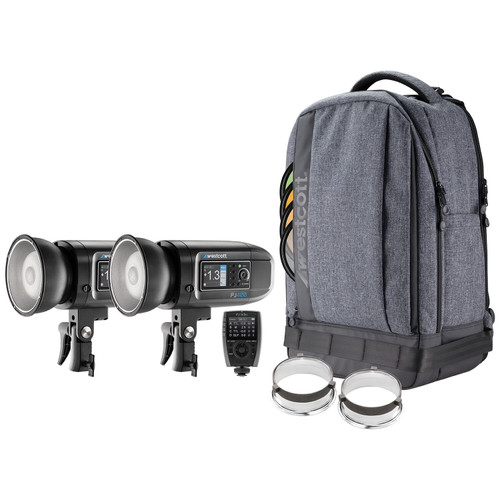Westcott FJ400 Strobe 2-Light Backpack Kit with FJ-X3m Universal Wireless Trigger
