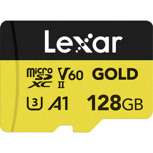 Lexar 256GB Professional GOLD UHS-II microSDXC Memory Card (7132409)