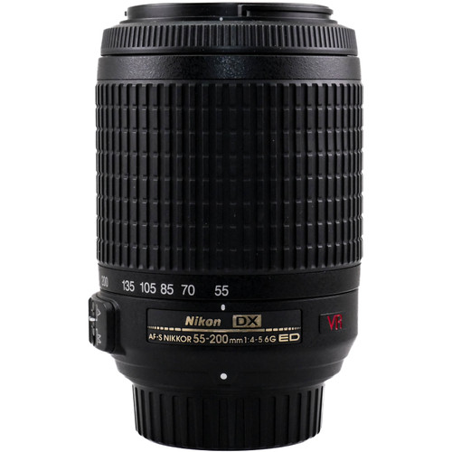 Used Nikon AF-S DX VR Zoom-NIKKOR ED 55-200mm f/4-5.6G IF-ED Lens (EX)  (625458073)