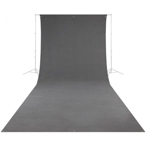 Westcott Wrinkle-Resistant Backdrop 9x20' - Neutral Gray