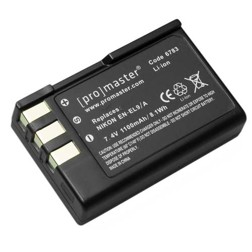 ProMaster Li-Ion Battery - Nikon EN-EL9/A ProMaster Li-Ion Battery - Nikon EN-EL9/A
