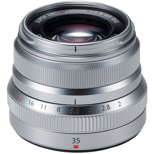 FUJIFILM XF 35mm f/2.0 R WR Lens - Silver