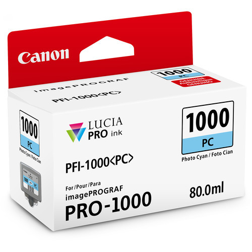 Canon PFI-1000 Lucia PRO Ink Tank - Photo Cyan