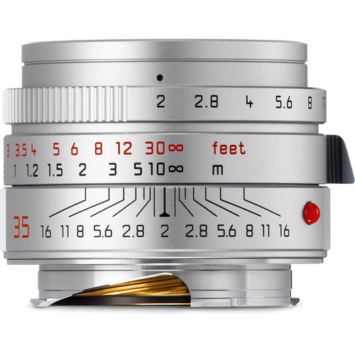 Leica 35mm f/2.0 Summicron-M ASPH Lens - Silver Leica 35mm f/2.0 Summicron-M ASPH Lens - Silver