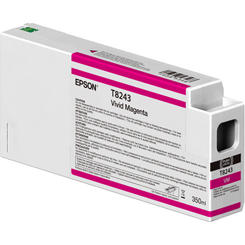 Epson T824 UltraChrome HD Ink Cartridge 350ml - Vivid Magenta