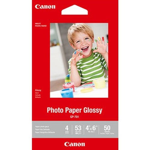 Canon Photo Paper - Glossy 4x6" 50 Sheets