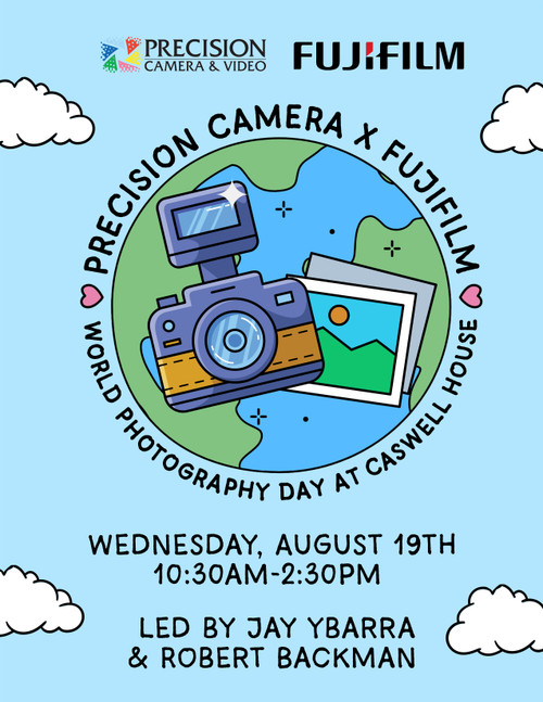 Precision Camera X Fujifilm: World Photography Day at the Caswell House (Led by Robert Backman and Jay Ybarra)  