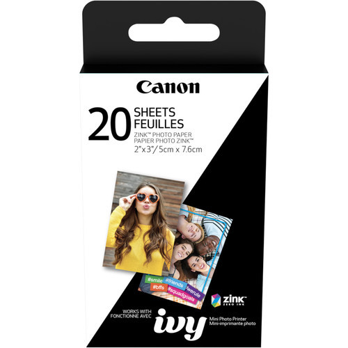 Canon 2x3" ZINK Photo Paper Pack - 20 Sheets Canon 2x3" ZINK Photo Paper Pack - 20 Sheets