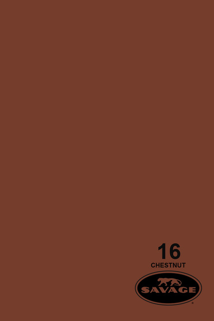 Savage Widetone Background Paper 53 Inch x 12 Yard Roll - #16 Chestnut Savage Widetone Background Paper 53 Inch x 12 Yard Roll - #16 Chestnut