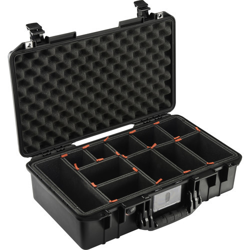 Pelican 1525 Air Carry-On Case- Black, with TrekPak Insert Pelican 1525 Air Carry-On Case- Black, with TrekPak Insert