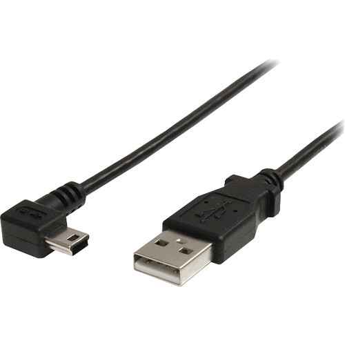 StarTech USB 2.0 Type-A Male to Right-Angle Mini-B Male Cable 3' StarTech USB 2.0 Type-A Male to Right-Angle Mini-B Male Cable 3'