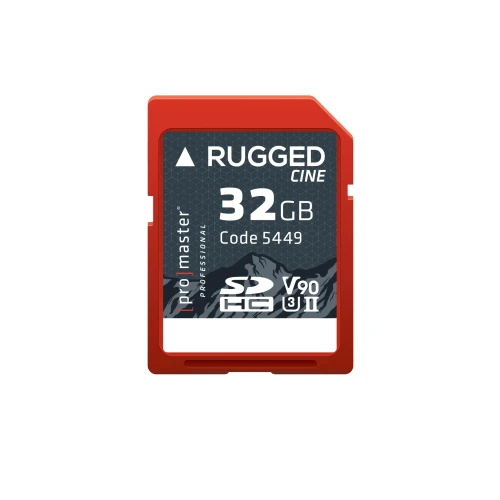 ProMaster Rugged Cine SDHC UHS-II Memory Card - 32GB