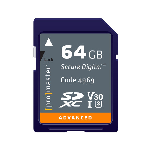 ProMaster Advanced SDXC UHS-I Memory Card - 64GB