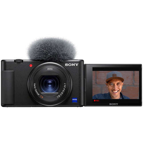 Sony Cyber-shot ZV-1F Digital Vlogging Camera - White