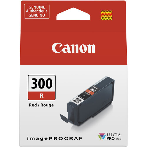 Canon PFI-300 Ink Tank - Red