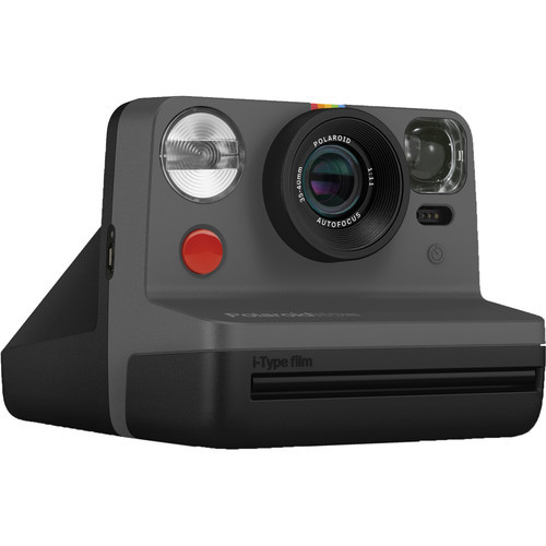 Polaroid Now I-Type + Pellicola Colore 6000 – Fotocamera Istantanea Analogica Con Autofocus, Doppia Esposizione E Flash Precisa, Bianco
