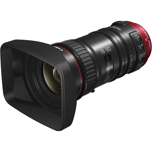 Canon CN-E 18-80mm T4.4 COMPACT-SERVO Cinema Zoom Lens - EF Mount Canon CN-E 18-80mm T4.4 COMPACT-SERVO Cinema Zoom Lens - EF Mount