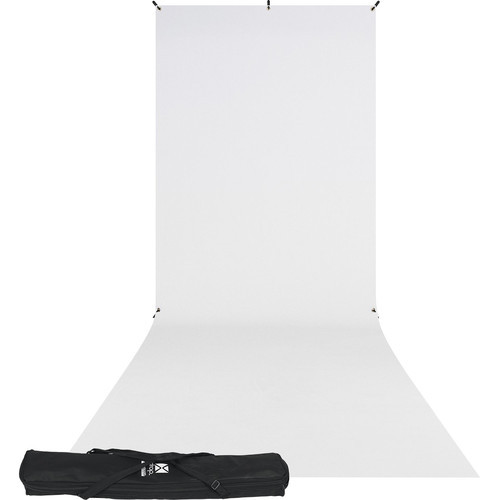 Westcott X-Drop Kit - 5 x 12', White Westcott X-Drop Kit - 5 x 12', White