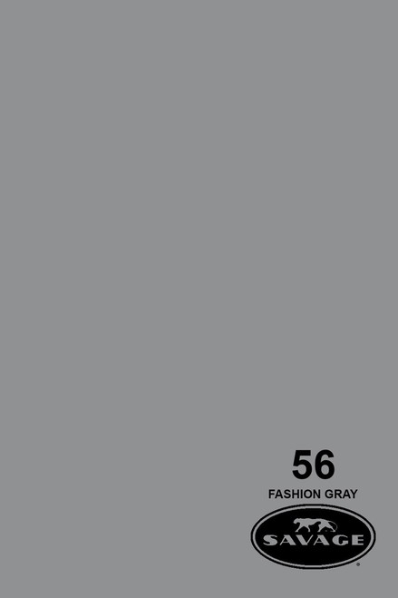 Savage Widetone Background Paper 86 Inch x 12 Yard Roll - #56 Fashion Gray
