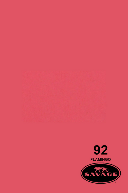 Savage Widetone Background Paper 86 Inch x 12 Yard Roll - #92 Flamingo