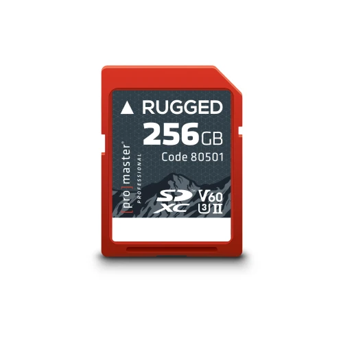 ProMaster Rugged Cine SDXC UHS-II Memory Card - 256GB
